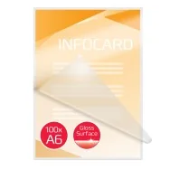 Pouches per Plastificatrici GBC - 111x154 mm - 125 micron - 3743152 (Trasparente Conf. 100)