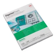 Pouches per Plastificatrici GBC - A4 Lucida - 75 micron - 3740400 (Trasparente Conf. 100)