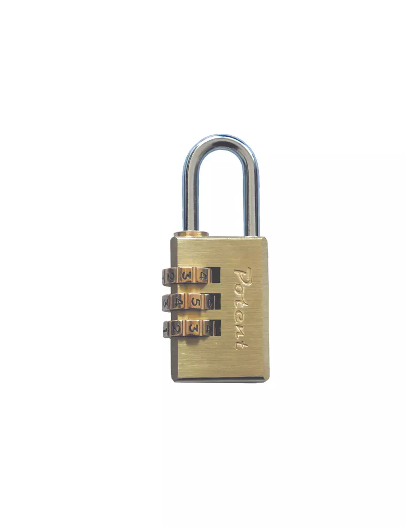 Lucchetto ad Arco con Combinazione Metalplus - 30 mm - 9030CO (Acciaio e Ottone) Lucchetto ad Arco con Combinazione Metalplus - 30 mm - 9030CO (Acciaio e Ottone)