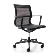 Poltrona Direzionale Tekno Unisit - Schienale Basso - TKANERO (Nero)