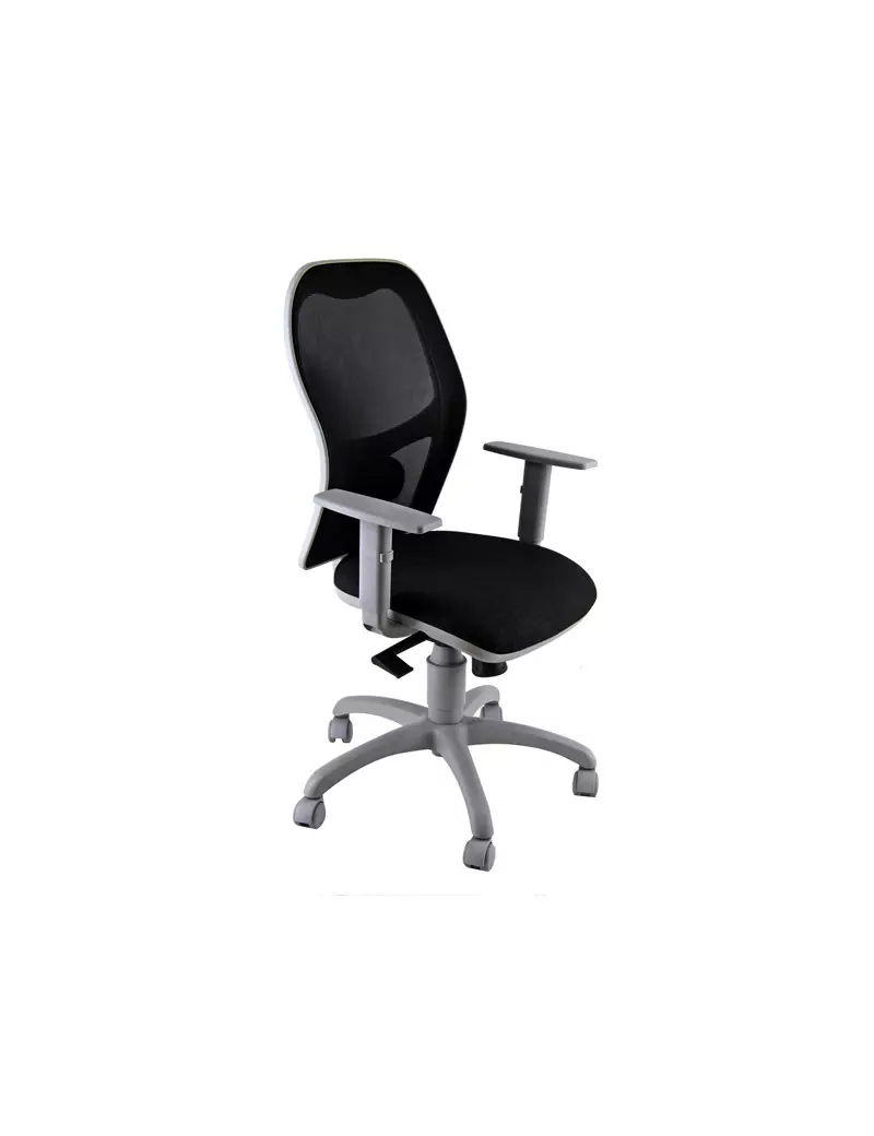 Sedia Semidirezionale Hubble Grafix Unisit - HUGR/BR/EN (Grigio e Nero) Sedia Semidirezionale Hubble Grafix Unisit - HUGR/BR/EN (Grigio e Nero)