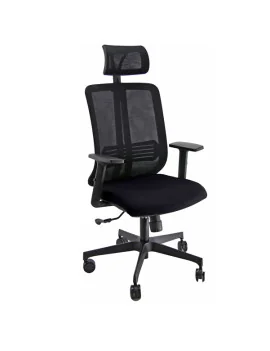 Sedia Semidirezionale Vertigo Unisit - con Poggiatesta - VRAPGM/BR2D/SN (Nero)