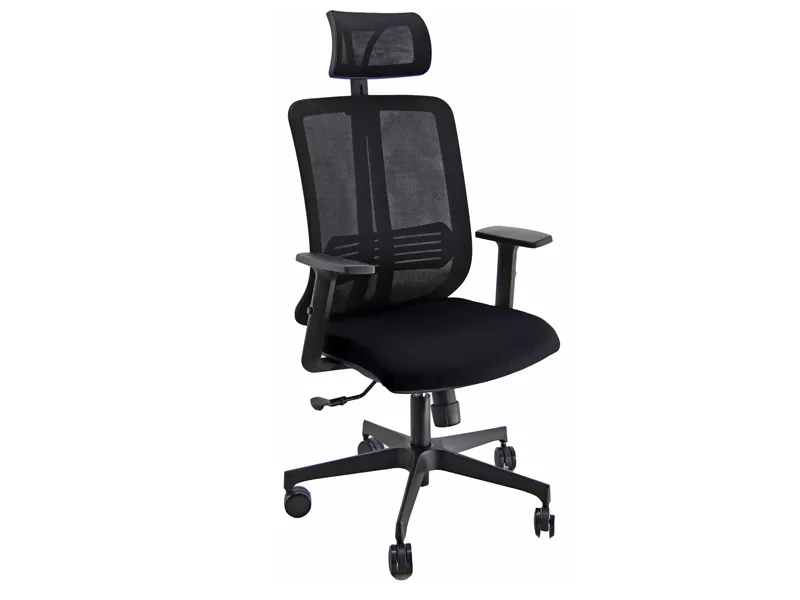 Sedia Semidirezionale Vertigo Unisit - con Poggiatesta - VRAPGM/BR2D/SN (Nero)