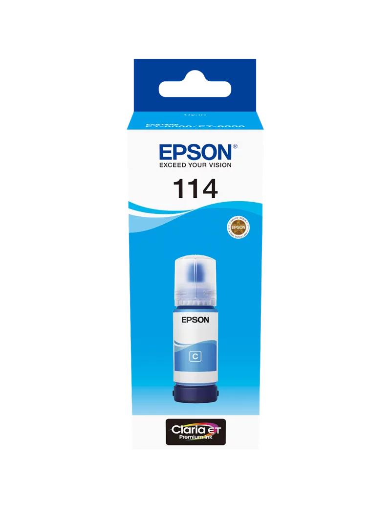 Inchiostro Originale Epson T07B240 114 (Ciano 70 ml)