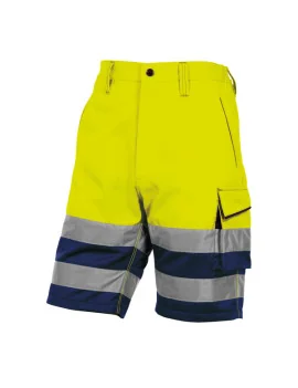 Bermuda da Lavoro Panostyle PHBE2 Delta Plus - Taglia L - PHBE2OMGT (Giallo Fluo)