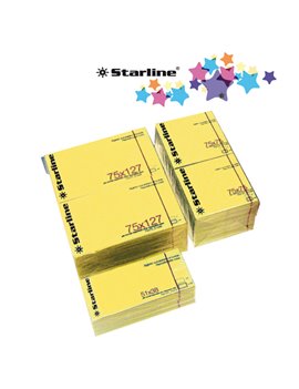 Blocchetti Riposizionabili Starline - 75x75 mm (Giallo Conf. 12)