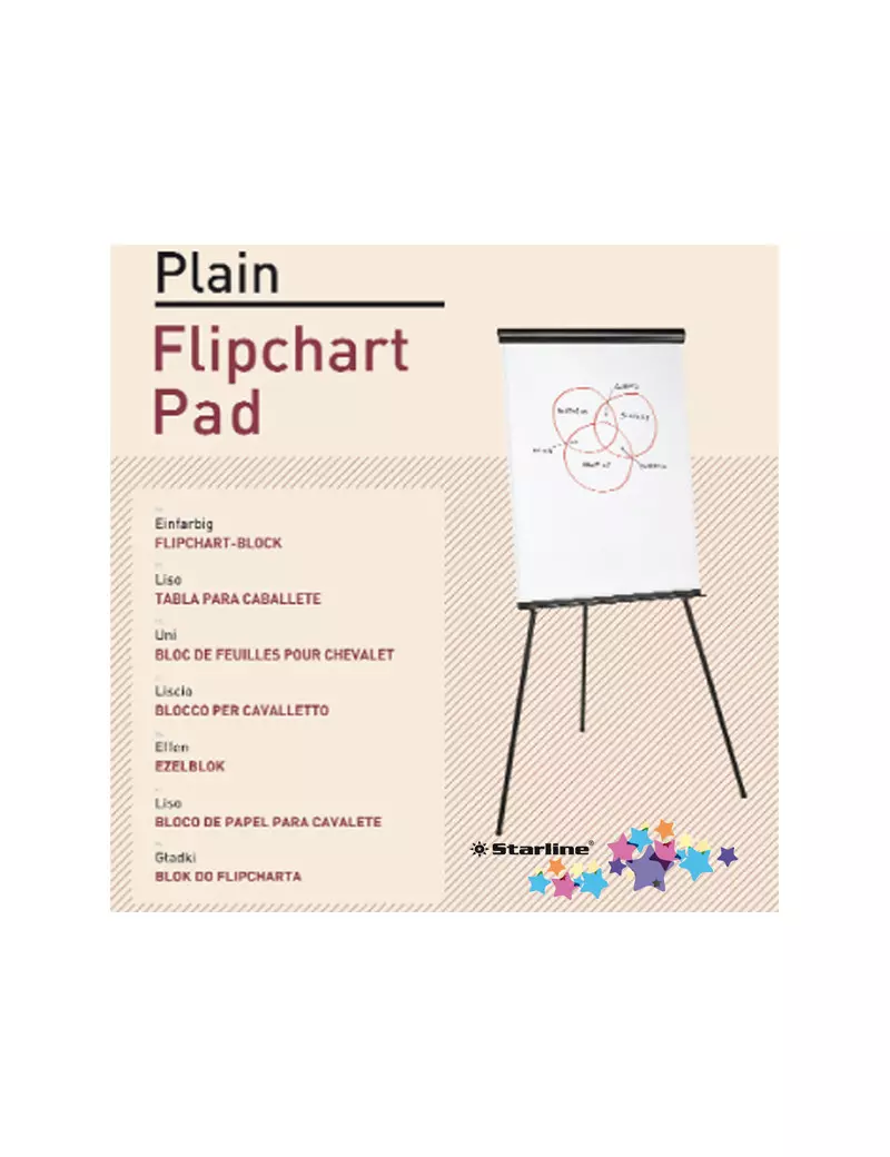 Blocco per Lavagna Starline - 65x98 cm - 20 Fogli - FL031403 (Quadretti Conf. 10) Blocco per Lavagna Starline - 65x98 cm - 20 Fogli - FL031403 (Quadretti Conf. 10)