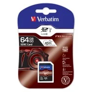 SD Memory Card Verbatim - SDXC Class 10 - 64 GB - 44024