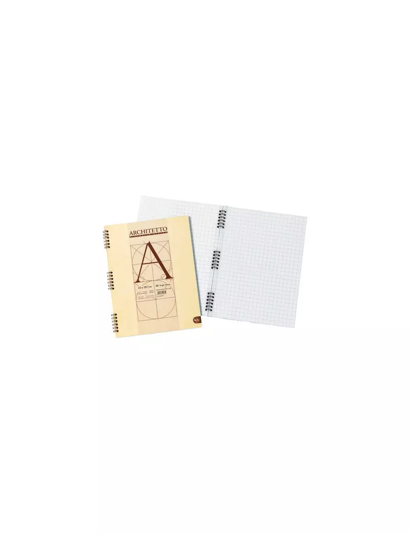 Blocco Spiralato Architetto Pigna - A4 - 40 Fogli - 0105442BI (Bianco Conf. 10) Blocco Spiralato Architetto Pigna - A4 - 40 Fogli - 0105442BI (Bianco Conf. 10)