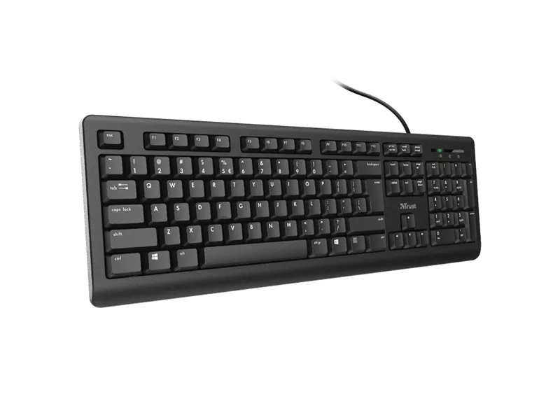 Tastiera TK-150 Trust - USB 3.0 - 23981 (Nero)