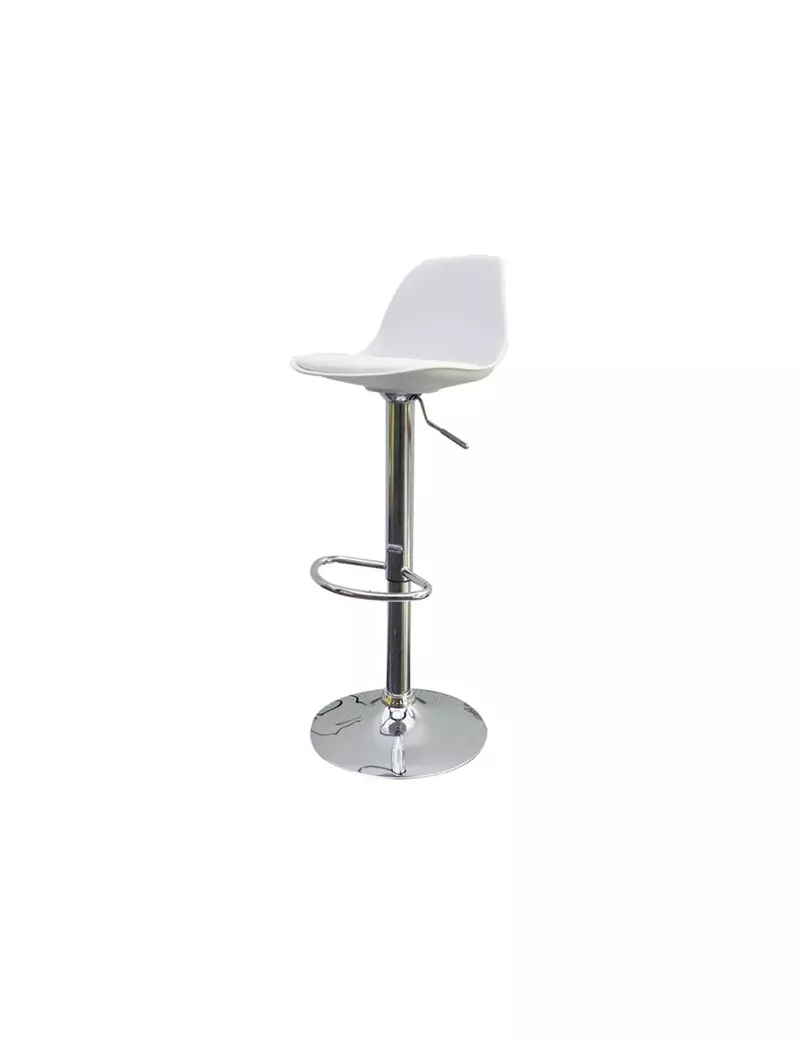 Sgabello Bobba Paperflow - PPL e Acciaio Cromato - K700521 (Bianco) Sgabello Bobba Paperflow - PPL e Acciaio Cromato - K700521 (Bianco)