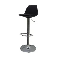 Sgabello Bobba Paperflow - PPL e Acciaio Cromato - K700521 (Nero)