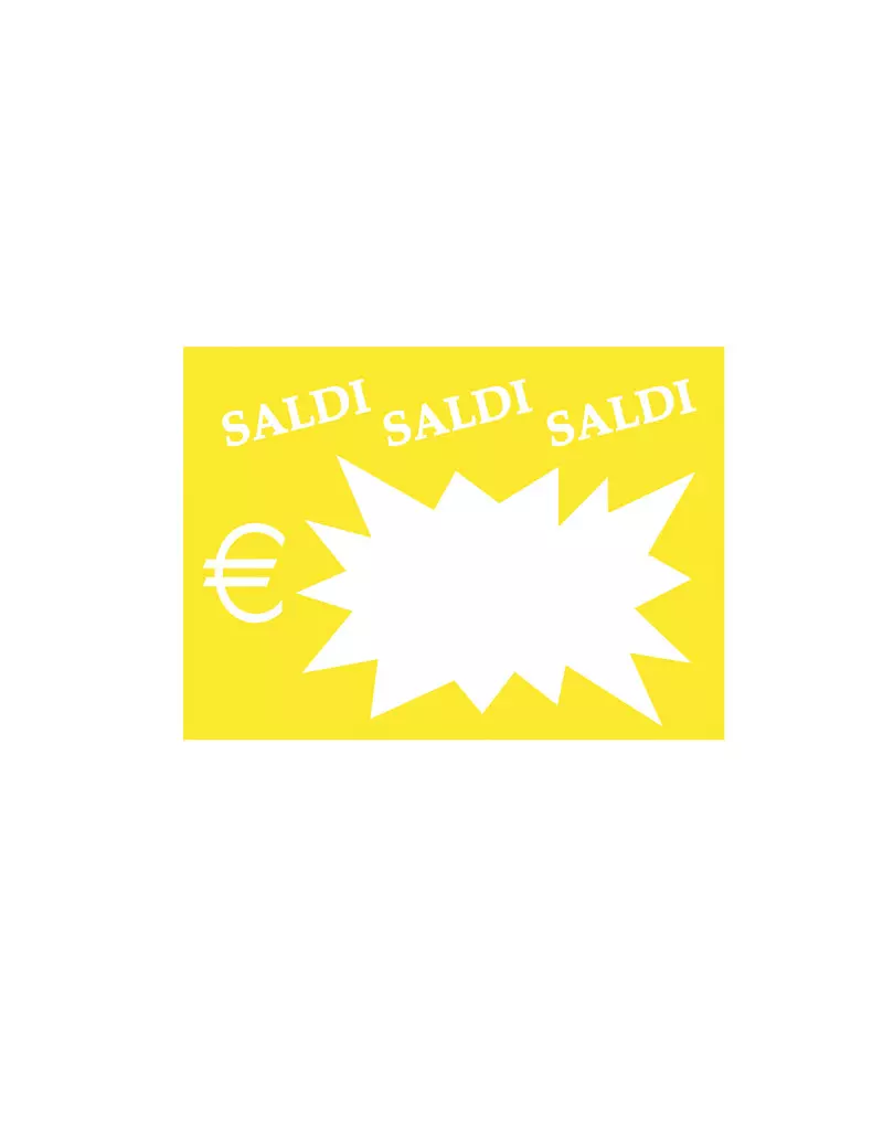Segnaprezzi Flash Saldi CWR - 8x11 cm - 06043 (Assortiti Conf. 50) Segnaprezzi Flash Saldi CWR - 8x11 cm - 06043 (Assortiti Conf. 50)