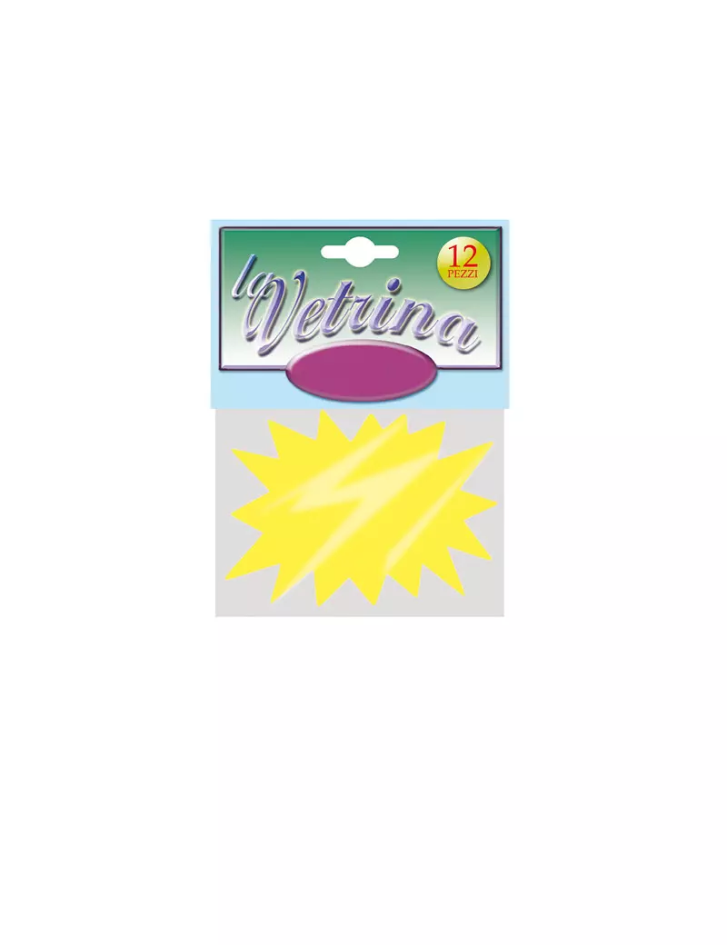 Segnaprezzi Stella CWR - 11x15,5 cm - 05986 (Giallo Conf. 12) Segnaprezzi Stella CWR - 11x15,5 cm - 05986 (Giallo Conf. 12)