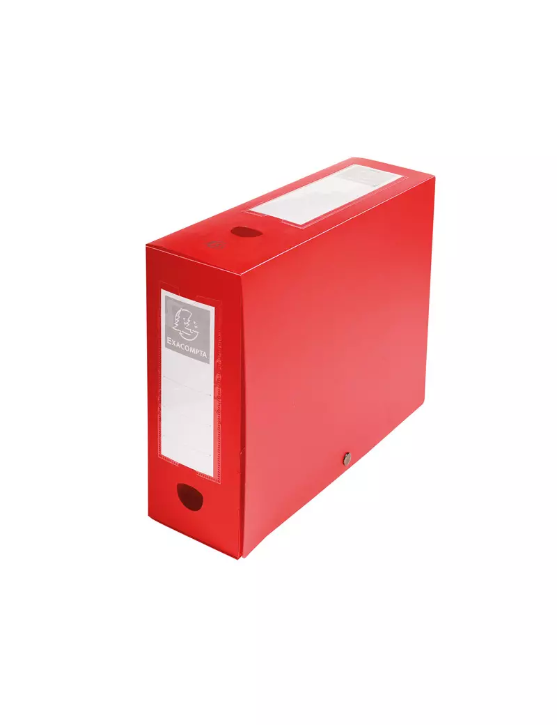 Scatola Archivio Box Exacompta - Dorso 10 - 25x33 cm - 59932E (Rosso) Scatola Archivio Box Exacompta - Dorso 10 - 25x33 cm - 59932E (Rosso)