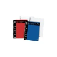 Blocco Spiralato Liberty Pigna - A4 - 5 mm - 80 Fogli - 01016515M (Rosso Conf. 5)