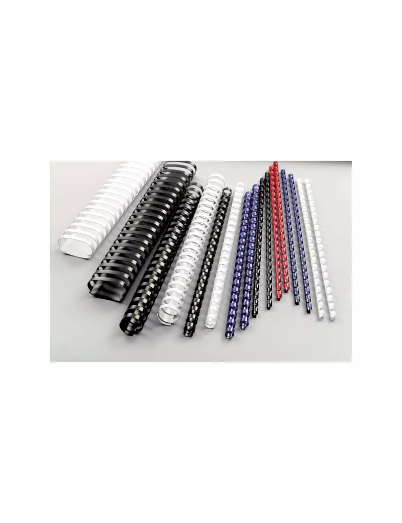 Dorsini Spiralati Plastici Ovali GBC - 45 mm - 400 Fogli - 4028186 (Nero Conf. 50) Dorsini Spiralati Plastici Ovali GBC - 45 mm - 400 Fogli - 4028186 (Nero Conf. 50)