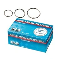 Anelli Metallici Niji - 28 mm - 452 (Conf. 100)
