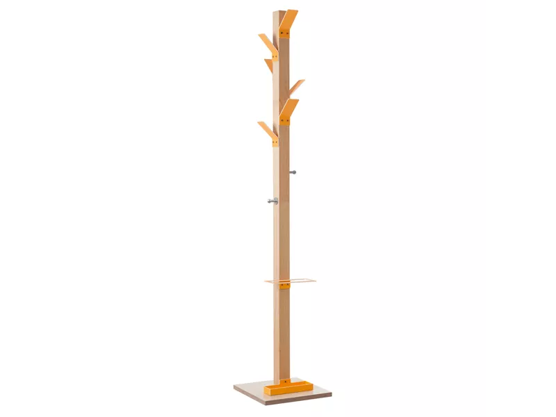 Appendiabiti da Terra Easycloth Paperflow - 6 Posti - 180 cm - K700005 (Marrone e Arancione) Appendiabiti da Terra Easycloth Paperflow - 6 Posti - 180 cm - K700005 (Marrone e Arancione)