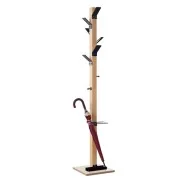 Appendiabiti da Terra Easycloth Paperflow - 6 Posti - 180 cm - PECPP.01 (Marrone e Nero)