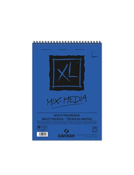 Album da Disegno Spiralato XL Mix Media Canson - 29,7x42 cm - Grana Media - 300 g - 200807216 (Bianco Conf. 5)