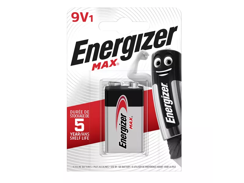 Pila Energizer Max - Transistor - 9 V - E301531800