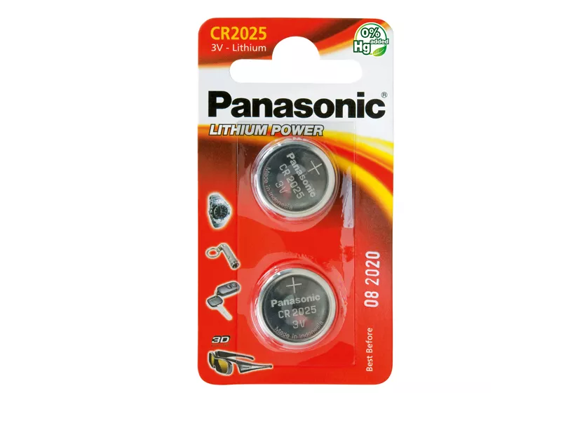 Pila Specialistica Panasonic - CR2025 - 3V - C302025 (Conf. 2)