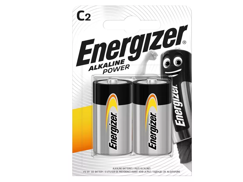 Pila Energizer Alkaline Power - Mezzatorcia C - 1,5 V - E300803700 (Conf. 2)