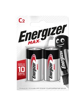 Pila Energizer Max - Mezzatorcia C - 1,5 V - E301533200 (Conf. 2)