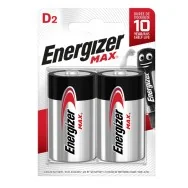Pila Energizer Max - Torcia D - 1,5 V - E301533400 (Conf. 2)
