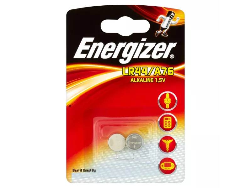 Pila Specialistica Energizer - LR44/A76 - 1,5 V - E300781500 (Conf. 2) Pila Specialistica Energizer - LR44/A76 - 1,5 V - E300781500 (Conf. 2)