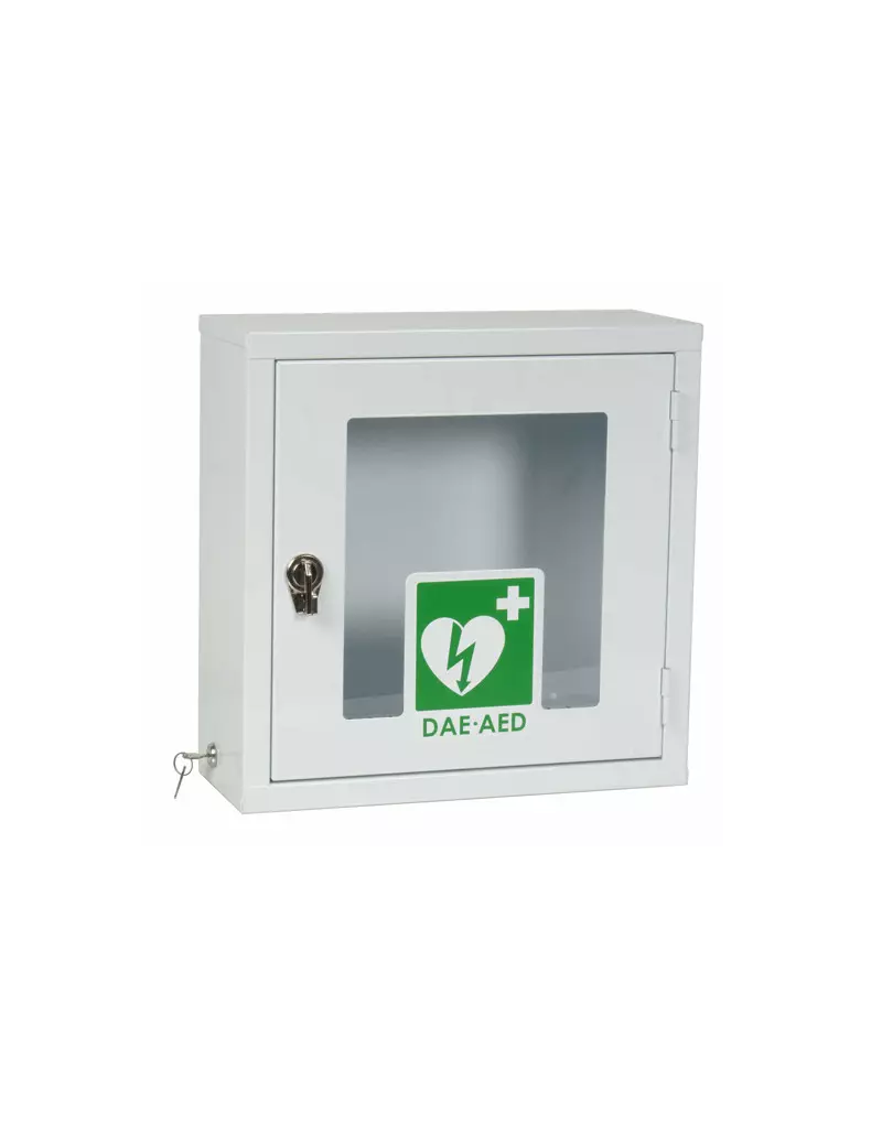 Visio Teca per Defibrillatore Semiautomatico DEF040 PVS (Bianco)