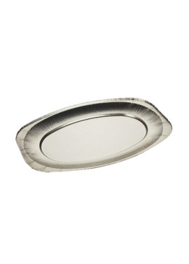 Vassoio in Alluminio Cuki - 35x24,3x2,1 cm - 23040101 (Argento Conf. 10)