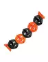 Festone Carta Halloween - 3 m (Arancione e Nero)