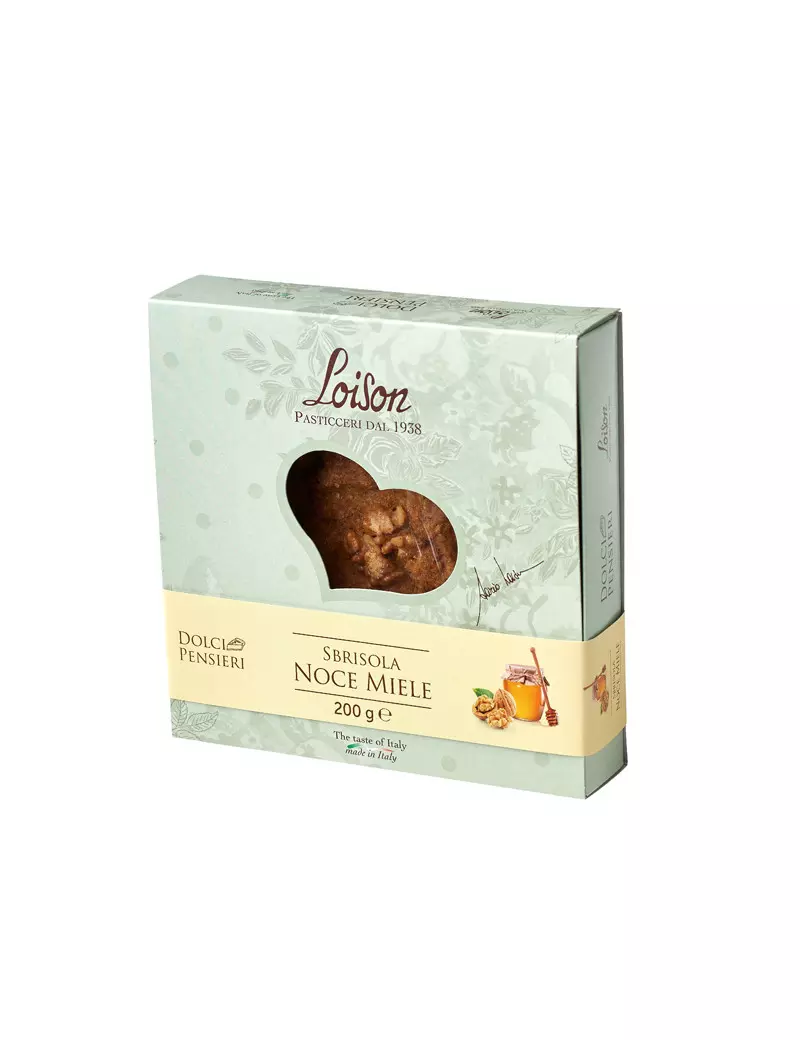 Torta Sbrisola Loison - Noce e Miele - 533 (Conf. 200 g) Torta Sbrisola Loison - Noce e Miele - 533 (Conf. 200 g)