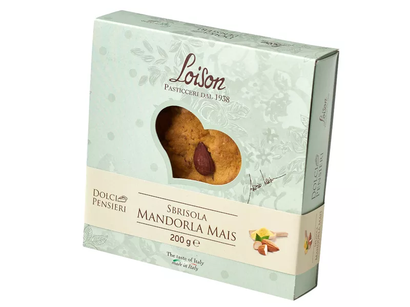 Torta Sbrisola Loison - Mandorla Mais - 530 (Conf. 200 g)