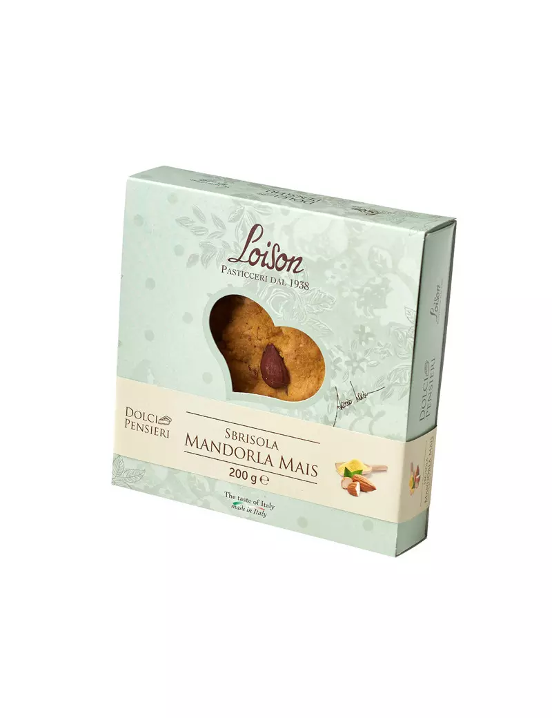 Torta Sbrisola Loison - Mandorla Mais - 530 (Conf. 200 g)