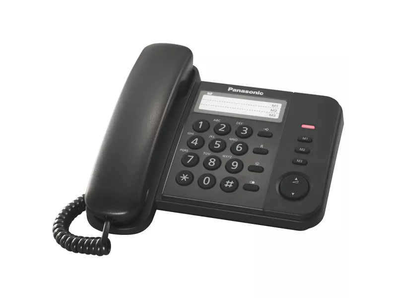 Telefono Fisso Panasonic KX-TS520 - 531812103 (Nero)