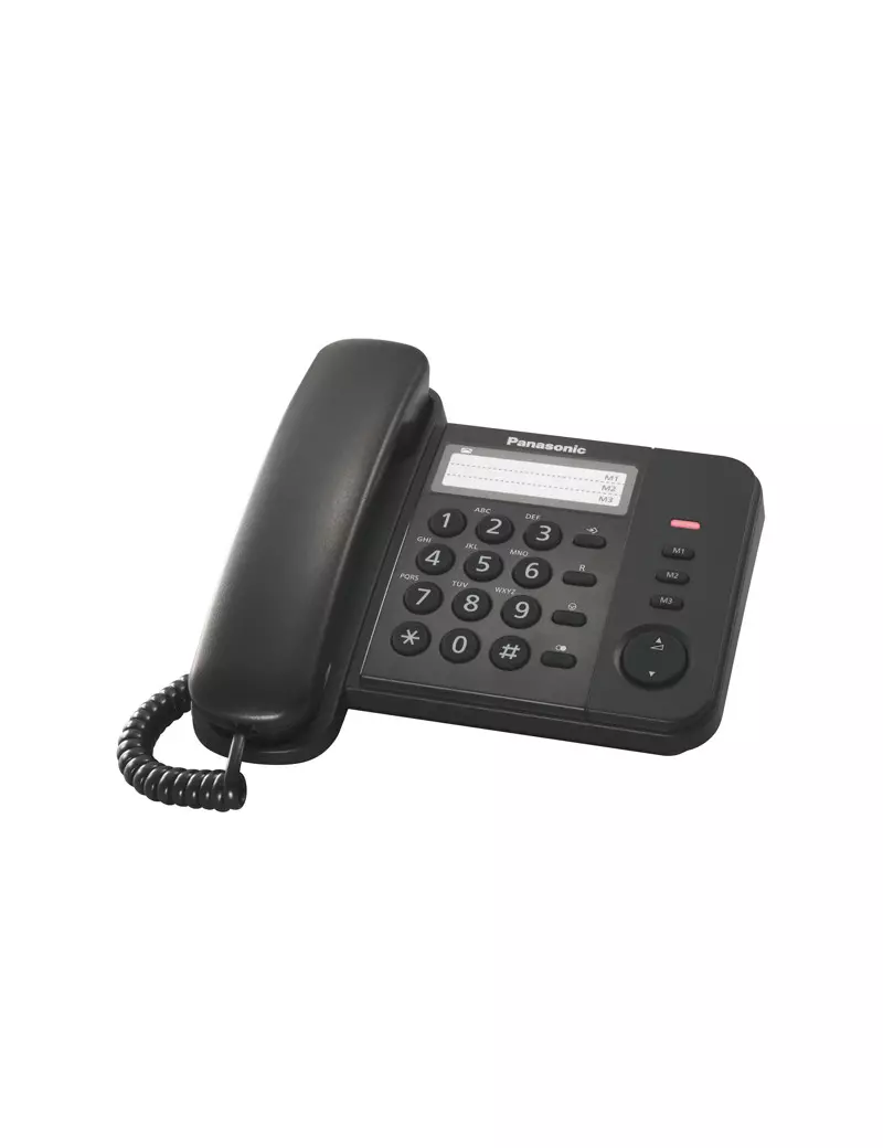 Telefono Fisso Panasonic KX-TS520 - 531812103 (Nero)