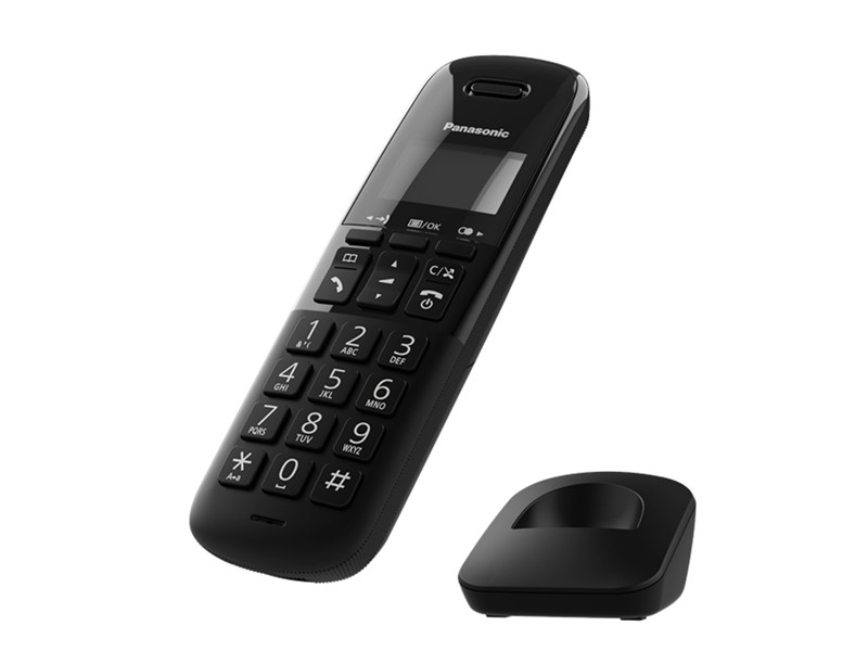 Telefono Fisso Panasonic KX-TG610 - 531812119 (Nero) Telefono Fisso Panasonic KX-TG610 - 531812119 (Nero)