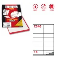 Etichette Adesive Markin - A4 - 105x40 mm - X210C546 (Bianco Conf. 100)