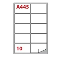 Etichette Adesive Markin - A4 - 99,6x57 mm - X210A445 (Bianco Conf. 100)