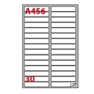 Etichette Adesive Markin - A4 - 100x17 mm - X210A456 (Bianco Conf. 100)