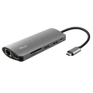Adattatore Multiporta 7-in-1 Dalyx Trust - USB-C - 23775 (Nero)