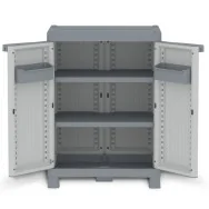 Armadio in Polipropilene Domino Wave Terry Store Age - 70x43,8x97,6 cm - 1002569 (Grigio)