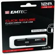 Pen Drive B120 Click&Secure Emtec - USB 3.2 - 128 GB - ECMMD128GB123 (Nero)
