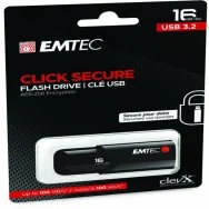 Pen Drive B120 Click Secure Emtec - USB 3.2 - 16 GB - ECMMD16GB123 (Nero)