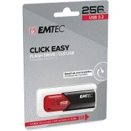 Pen Drive B110 Click Easy Emtec - USB 3.2 - 256 GB - ECMMD256GB113 (Rosso)