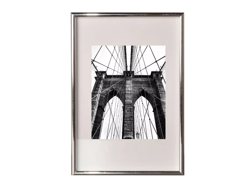 Cornice in PVC e Crilex Methodo - 21x30 cm - K980165 (Argento)