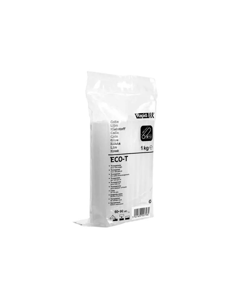 Ricarica Colla Stick Termofusibile Rapid - 19 cm - 40302799 (Trasparente Conf. 1 kg) Ricarica Colla Stick Termofusibile Rapid - 19 cm - 40302799 (Trasparente Conf. 1 kg)